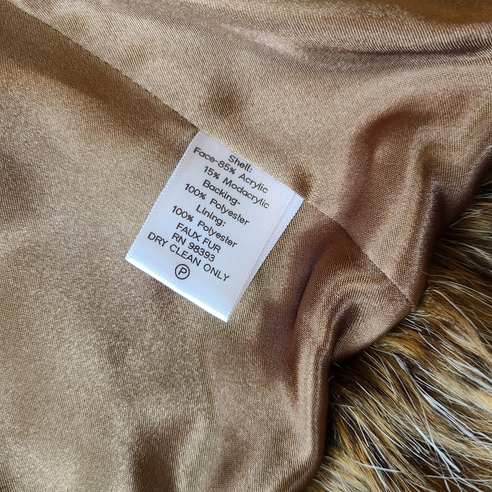 Rachel Zoe Faux Fur Oversized Vest - Picture 5 of 9